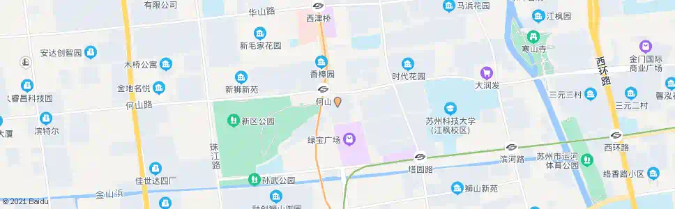 苏州枫津新村_公交站地图_苏州公交_妙搜公交查询2025