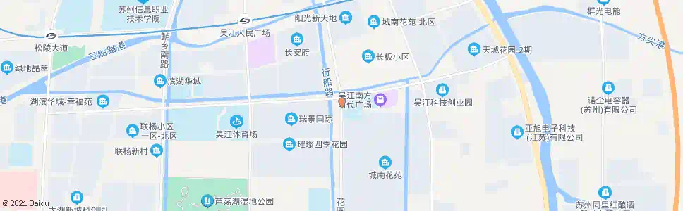苏州花园路联杨路口_公交站地图_苏州公交_妙搜公交查询2025