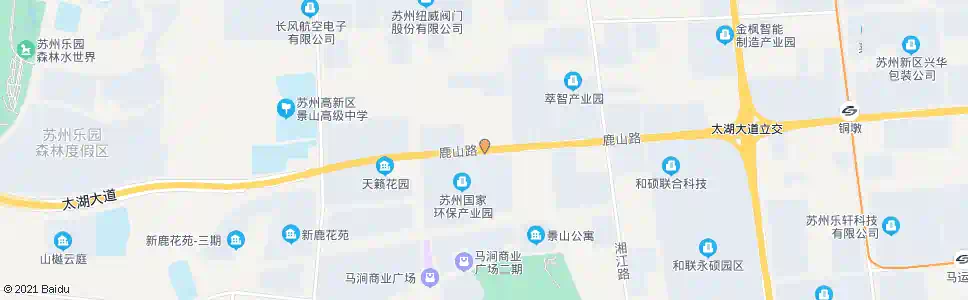 苏州国家环保产业园A区_公交站地图_苏州公交_妙搜公交查询2025