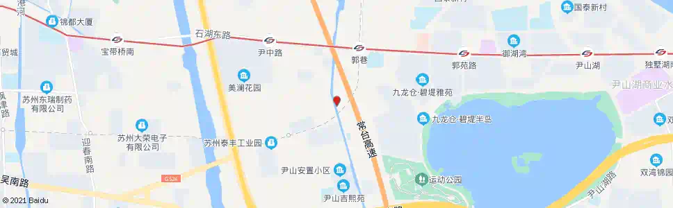 苏州尹丰桥南_公交站地图_苏州公交_妙搜公交查询2025