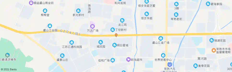 苏州北三环(丁坝村)_公交站地图_苏州公交_妙搜公交查询2025