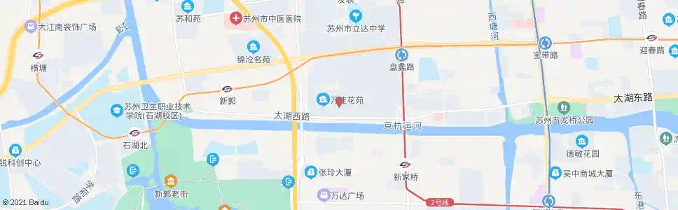 苏州万佳花苑_公交站地图_苏州公交_妙搜公交查询2025