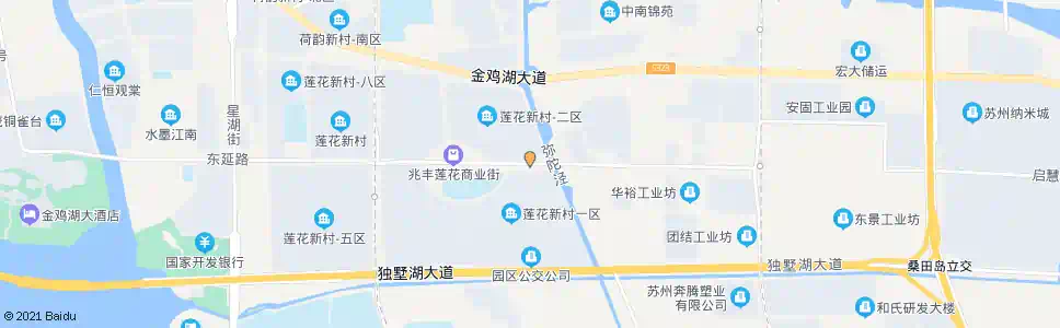 苏州莲花新村一区_公交站地图_苏州公交_妙搜公交查询2025