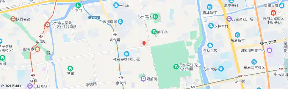 苏州市立医院东区_公交站地图_苏州公交_妙搜公交查询2025