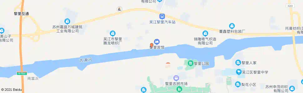 苏州黎里大桥西_公交站地图_苏州公交_妙搜公交查询2025