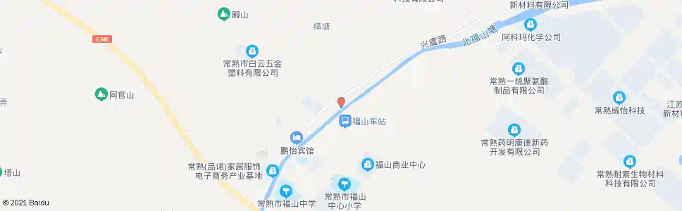 苏州福山办事处_公交站地图_苏州公交_妙搜公交查询2025