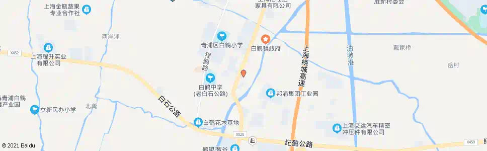 苏州外青松公路白鹤卫生院(招呼站)_公交站地图_苏州公交_妙搜公交查询2025