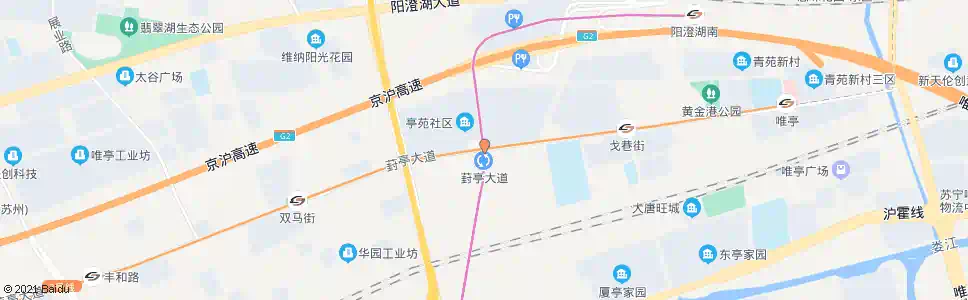 苏州亭苑街_公交站地图_苏州公交_妙搜公交查询2025