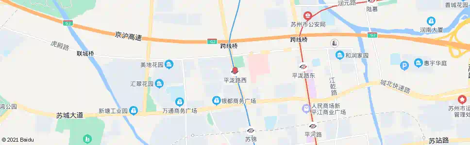 苏州平泷路江日路西_公交站地图_苏州公交_妙搜公交查询2025