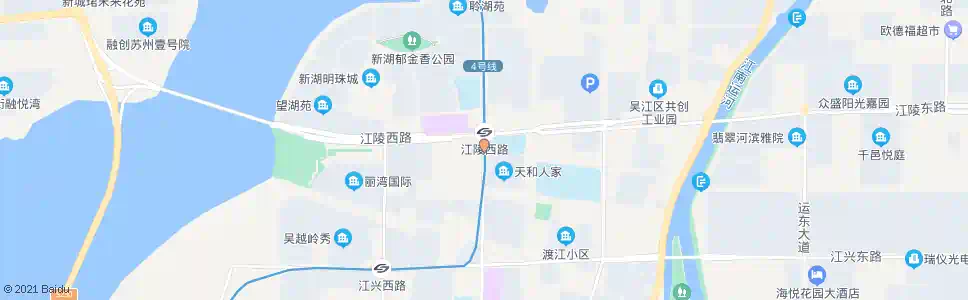 苏州天和人家_公交站地图_苏州公交_妙搜公交查询2025