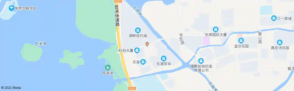苏州湖畔现代城_公交站地图_苏州公交_妙搜公交查询2025