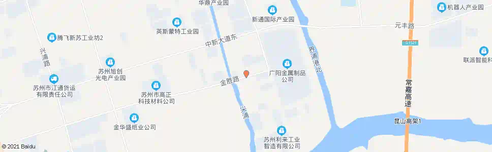 苏州金胜路江浦路西_公交站地图_苏州公交_妙搜公交查询2025