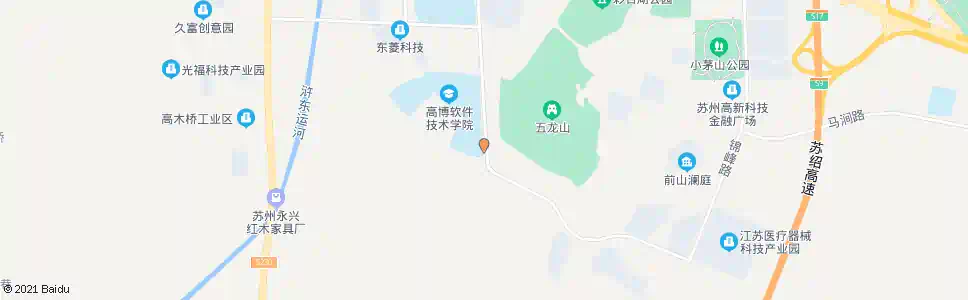 苏州科技城实训基地_公交站地图_苏州公交_妙搜公交查询2025