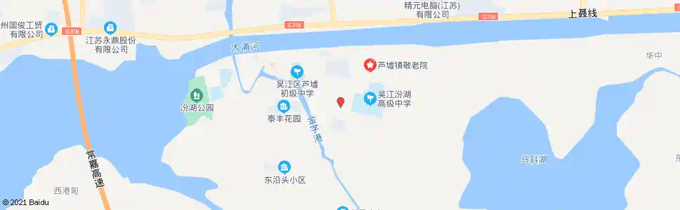 苏州芦墟高中_公交站地图_苏州公交_妙搜公交查询2025