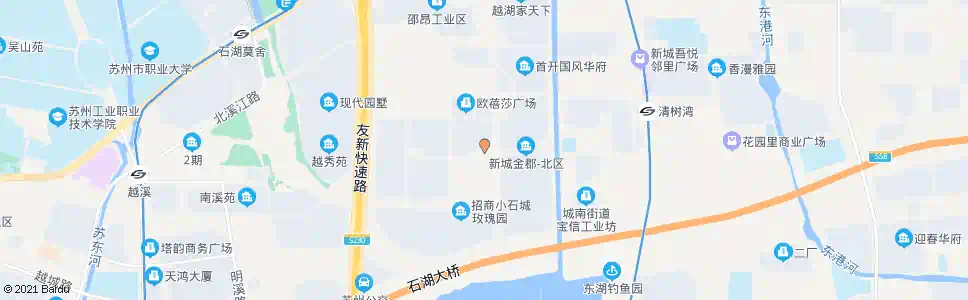 苏州枫杨路邵昂路西_公交站地图_苏州公交_妙搜公交查询2025