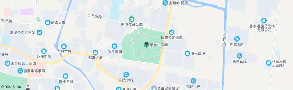 苏州梁丰生态园南门_公交站地图_苏州公交_妙搜公交查询2025
