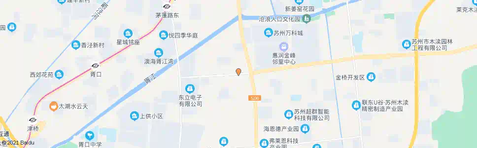 苏州香山工坊_公交站地图_苏州公交_妙搜公交查询2025