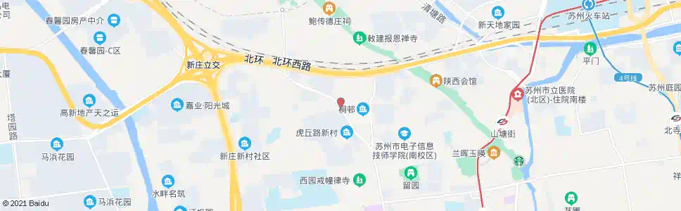 苏州虎丘路新村(一号桥)_公交站地图_苏州公交_妙搜公交查询2025