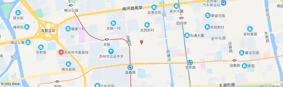 苏州吴中西路南_公交站地图_苏州公交_妙搜公交查询2025