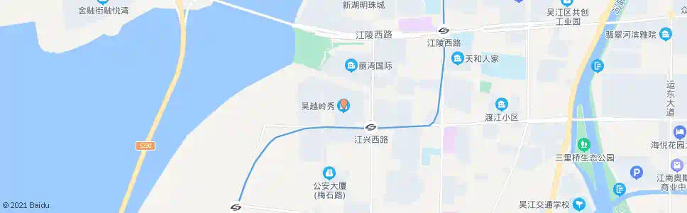 苏州吴越领秀_公交站地图_苏州公交_妙搜公交查询2025