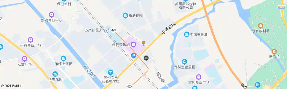 苏州永旺梦乐城_公交站地图_苏州公交_妙搜公交查询2025