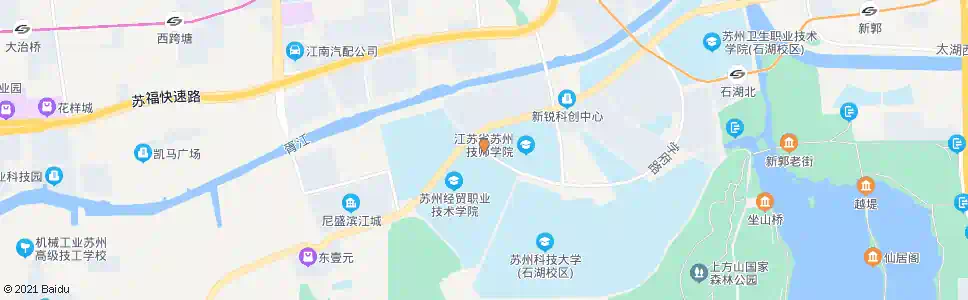 苏州学府路科慧路北_公交站地图_苏州公交_妙搜公交查询2025