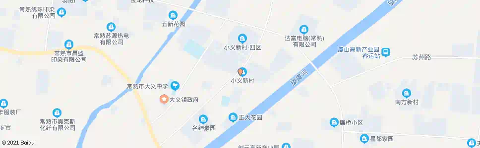 苏州小义村_公交站地图_苏州公交_妙搜公交查询2025