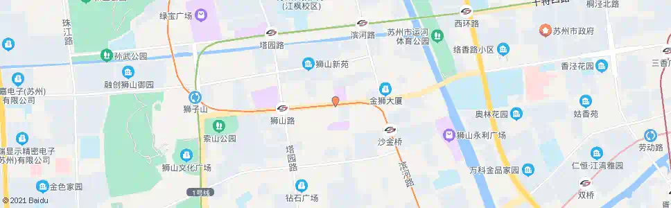 苏州锦华苑_公交站地图_苏州公交_妙搜公交查询2025