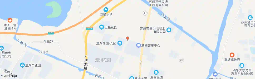 苏州漕湖大道五星路东_公交站地图_苏州公交_妙搜公交查询2025