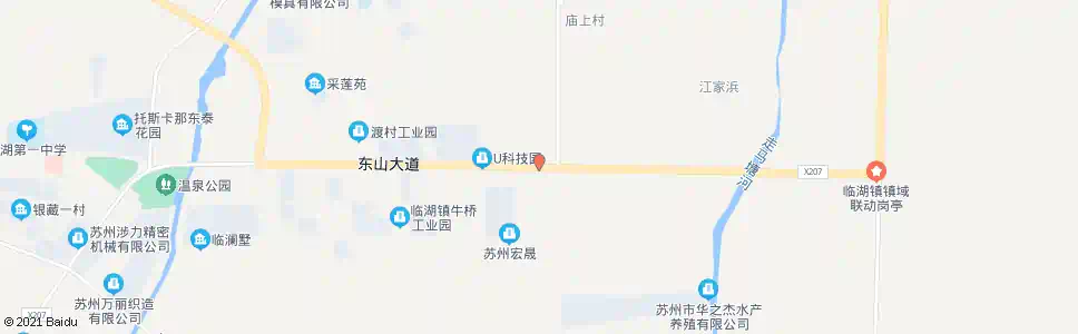 苏州东山大道浦庄大道西_公交站地图_苏州公交_妙搜公交查询2025