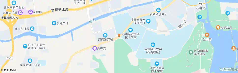 苏州经贸学院产教园_公交站地图_苏州公交_妙搜公交查询2025