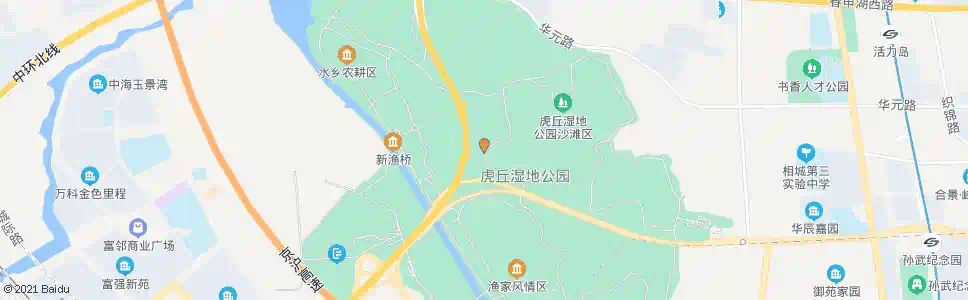 苏州虎丘湿地公园_公交站地图_苏州公交_妙搜公交查询2025