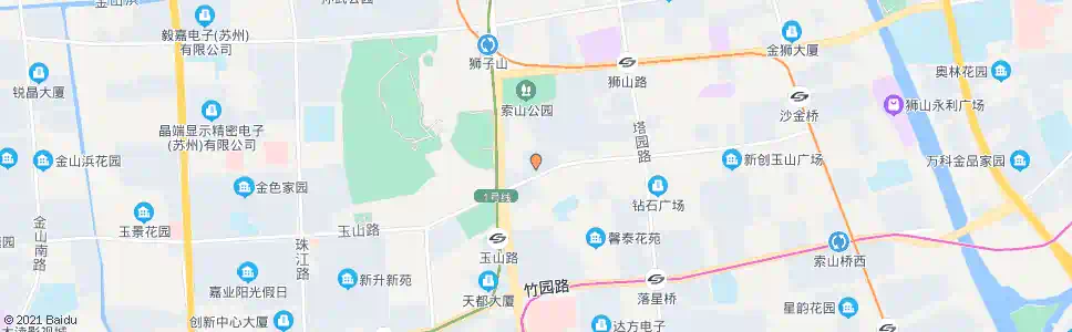 苏州御花园_公交站地图_苏州公交_妙搜公交查询2025