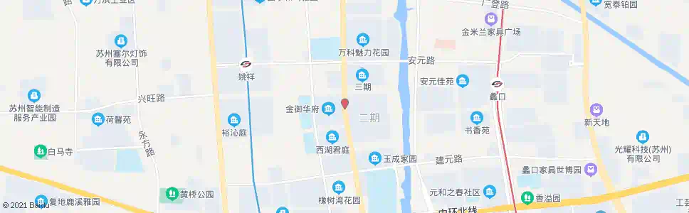苏州御窑路玉成路北_公交站地图_苏州公交_妙搜公交查询2025