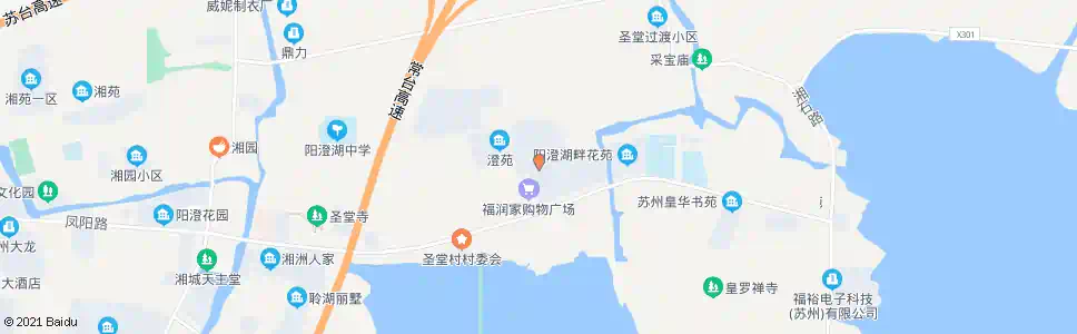 苏州阳澄湖畔花苑二区_公交站地图_苏州公交_妙搜公交查询2025