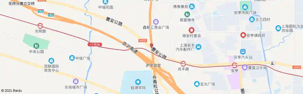 苏州曹安路外青松公路_公交站地图_苏州公交_妙搜公交查询2025