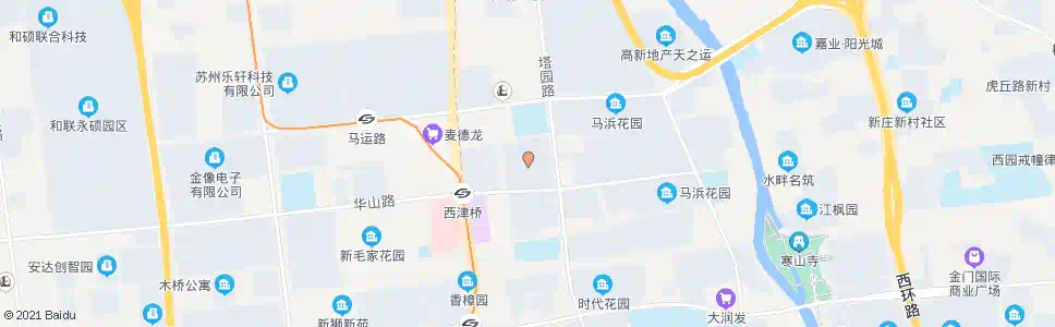 苏州东浜新苑_公交站地图_苏州公交_妙搜公交查询2025