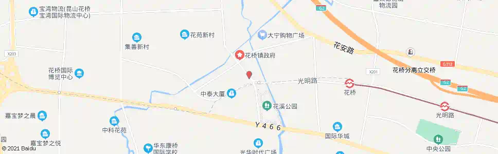 苏州花溪广场_公交站地图_苏州公交_妙搜公交查询2025