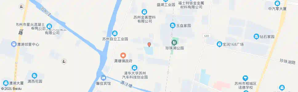 苏州渭塘二中_公交站地图_苏州公交_妙搜公交查询2025