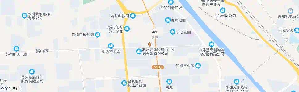 苏州嵩山路珠江路西_公交站地图_苏州公交_妙搜公交查询2025