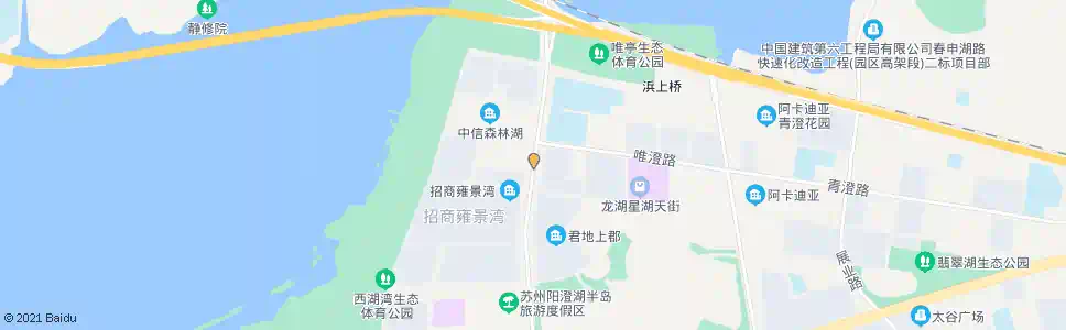 苏州星湖街唯澄路南_公交站地图_苏州公交_妙搜公交查询2025