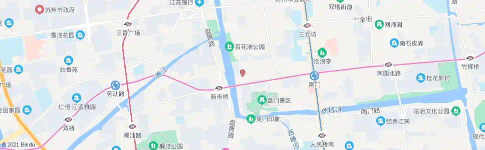 苏州西大街_公交站地图_苏州公交_妙搜公交查询2025