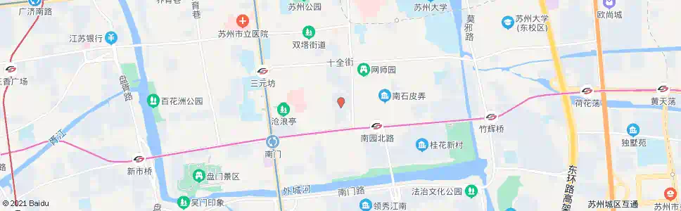 苏州木杏新村_公交站地图_苏州公交_妙搜公交查询2025