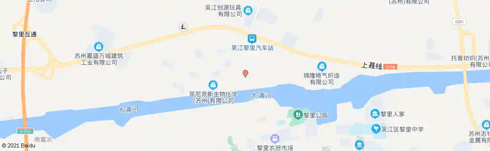 苏州黎里大桥北_公交站地图_苏州公交_妙搜公交查询2025