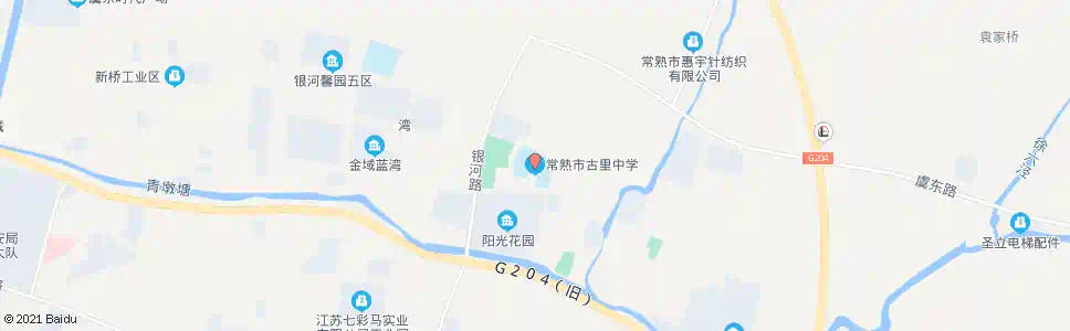 苏州古里中学_公交站地图_苏州公交_妙搜公交查询2025