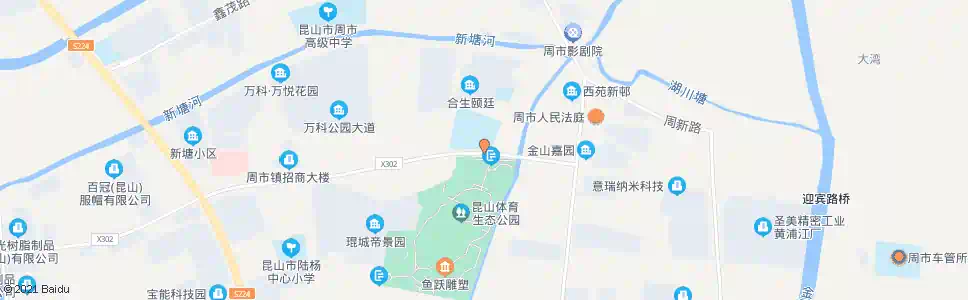 苏州周市中学_公交站地图_苏州公交_妙搜公交查询2025