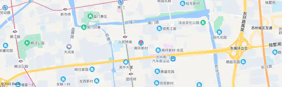 苏州南环新村2_公交站地图_苏州公交_妙搜公交查询2025