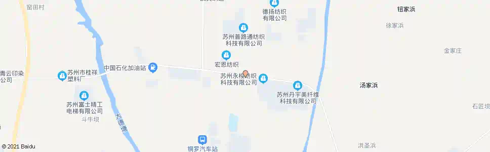 苏州庞家斗路_公交站地图_苏州公交_妙搜公交查询2025
