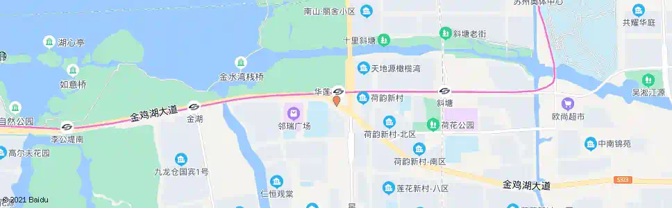苏州大地乐章西_公交站地图_苏州公交_妙搜公交查询2025