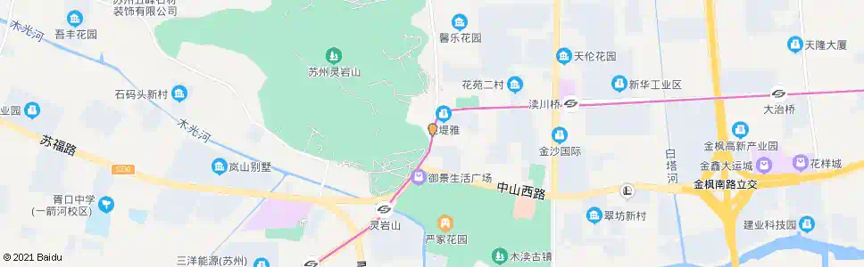 苏州灵岩山东_公交站地图_苏州公交_妙搜公交查询2025